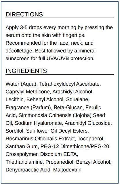 Beyond Vitamin C Serum